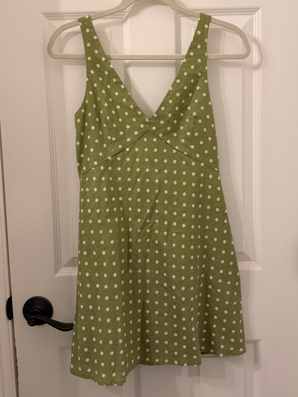 Abercrombie & Fitch Green Polka Dot Mini Dress